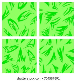 Assembly of patterns In striped style