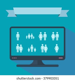 assembly of people silhouettes stick figure
