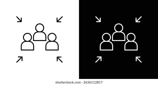 Symbolkonzept für den Montagepunkt für Grafikdesign, Website, UI. EPS