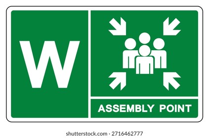 Letras Del Punto De Ensamblaje Signo Del Símbolo De W, Ilustración vectorial, Aislado En La Etiqueta Blanca Del Fondo.EPS10 