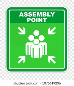 assembly point, sticker