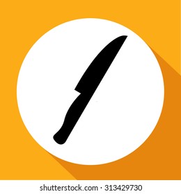 assembly sticker Bright kitchen knife