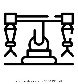 Assembly tool icon. Outline assembly tool vector icon for web design isolated on white background