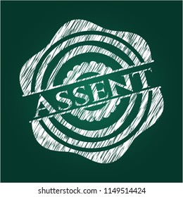 Assent chalk emblem