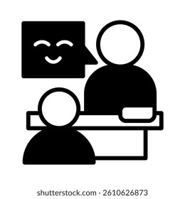 Assertiveness Icon Element for Design