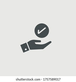 Assess vector icon illustration sign