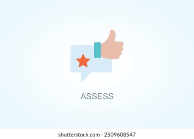 Assess Vector Or Logo Sign Symbol Illustration