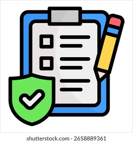 Elemento De Icono De Lista De Verificación De Evaluación Para Diseño