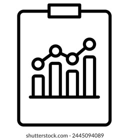 Assessment Criteria icon line vector illustration