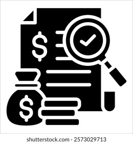 Assessment Diligence Icon Element For Design