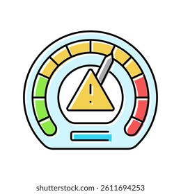 assessment framework risk color icon vector. assessment framework risk sign. isolated symbol illustration