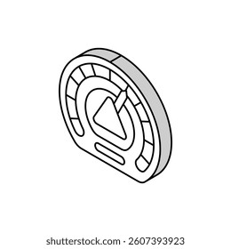 assessment framework risk isometric icon vector. assessment framework risk sign. isolated symbol illustration