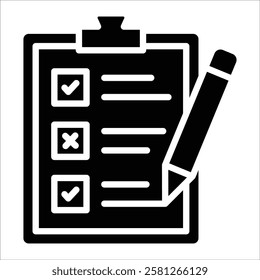 Assessment Icon Element For Design
