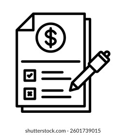 Assessment Icon Element For Design