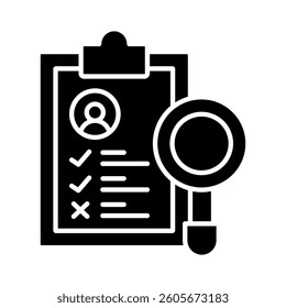 Assessment Icon Element for Design