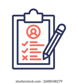 Assessment Icon Element for Design