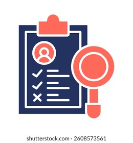 Assessment Icon Element for Design