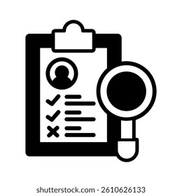 Assessment Icon Element for Design