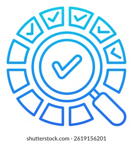 Elemento de ícone de avaliação para projeto