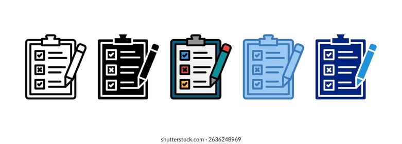 Assessment Icon Element For Design