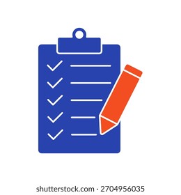 Icono de evaluación Esquema de trazos editable Dibujo de línea EPS.