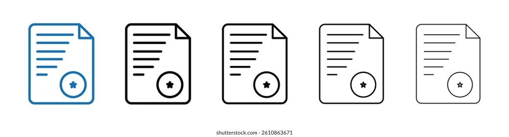 assessment icon Outline vector logo for web ui