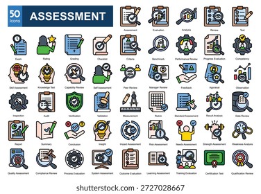  Paquete de iconos de evaluación Conjuntos de colección

