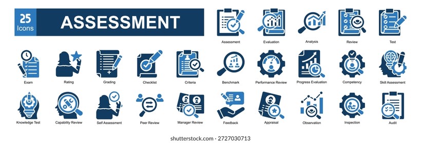   Paquete de iconos de evaluación Conjuntos de colección

