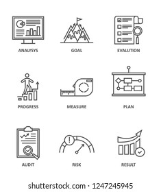 Assessment Icon Set