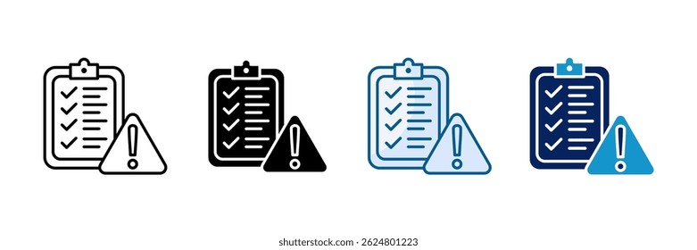 Assessment Icon Set Multiple Style Collection