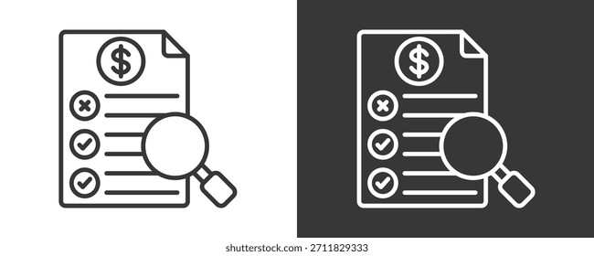 Conjunto De Iconos De Evaluación Colección De Vector Aislado En Blanco Y Negro