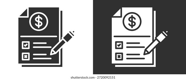 Bewertungs-Symbolsatz, Vektorgrafik-Kollektion einzeln auf Schwarz und Weiß