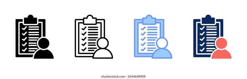 Assessment icon sheet multiple style collection