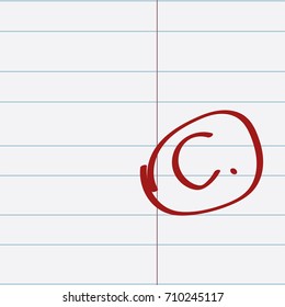 Assessment of knowledge: C