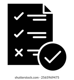 Assessment Simple Vector Icon Collection