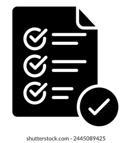 Assessment Survey icon line vector illustration