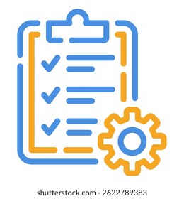 Icono de la herramienta de la evaluación, para el Web, el App, la infografía, el etc