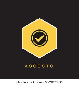 Assests Icon Concept
