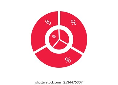Asset allocation management  isometric vector on white background.