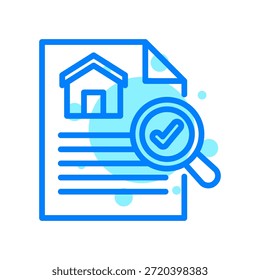 Ícone De Auditoria De Ativo Na Ilustração Do Vetor De Forma