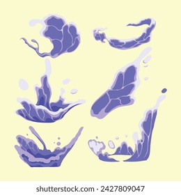 Asset design Wave vector art 