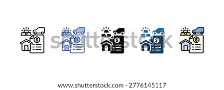 Asset  icon sets collection multiple styles

