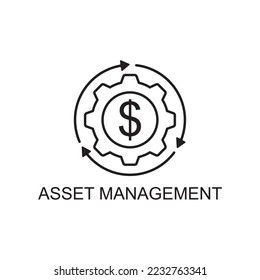 asset management icon , business icon