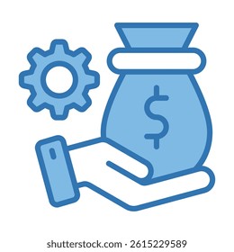 Asset Management Icon Element For Design