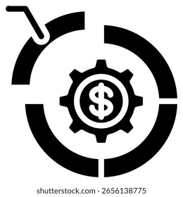 Asset Management Icon Element For Design