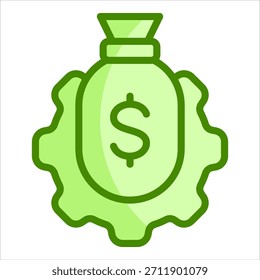 Elemento De Icono De Gestión De Activos Para Diseño
