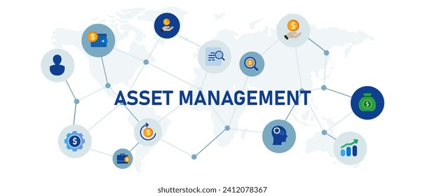 asset management for increase financial profit success income growth economy