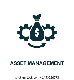 Asset Management vector icon illustration. Creative sign from investment icons collection. Filled flat Asset Management icon for computer and mobile. Symbol, logo vector graphics.