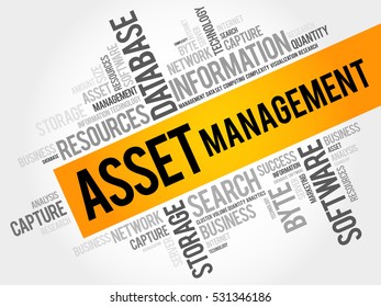 Asset Management Word Cloud Collage Business Stock Vector (Royalty Free ...