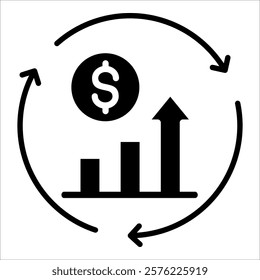 Asset Optimization Icon Element For Design